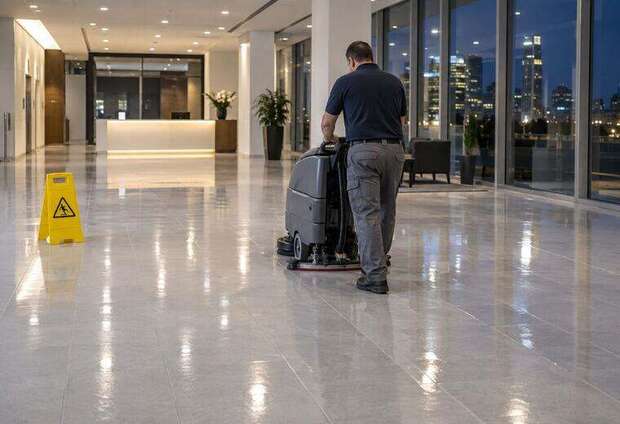 Janitorial & Day Porter on a commercial site in the GTA