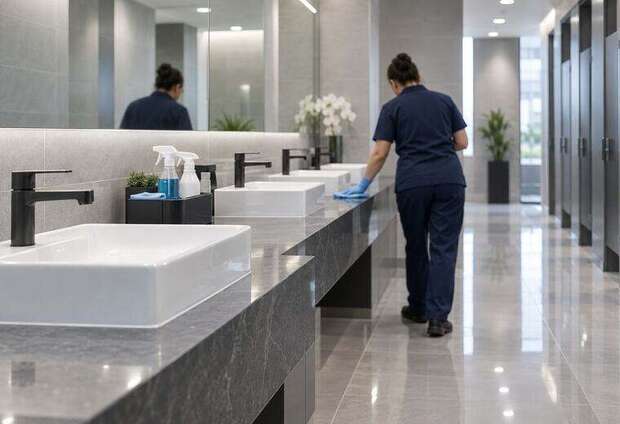 Washroom & Restroom Care on a commercial site in the GTA