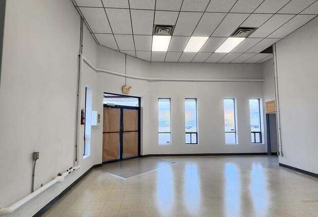 Floor Scrubbing & Waxing on a commercial site in the GTA