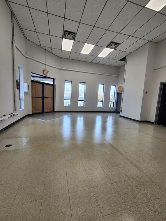 Corporate lobby after cleaning by Premium Janitorial Services