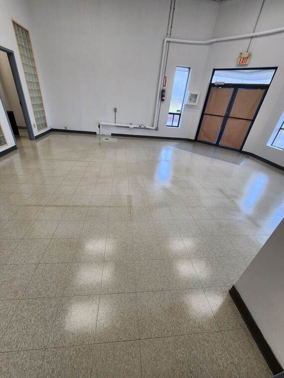 Entrance vestibule after cleaning by Premium Janitorial Services